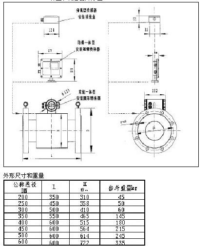 智能电磁流量计接线图